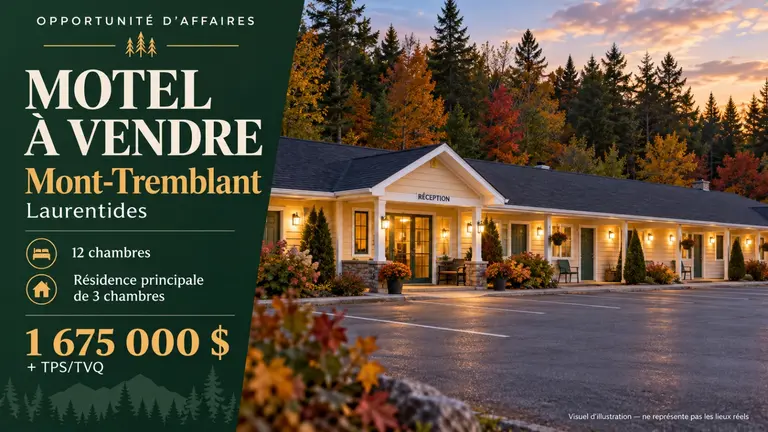 Beau Motel à vendre à Mont-tremblant !