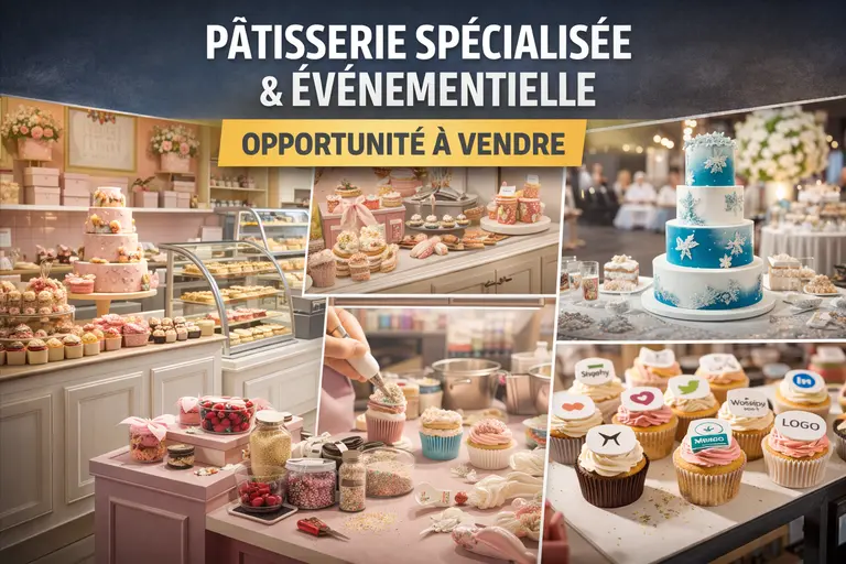 Pâtisserie spécialisée et concept événementiel