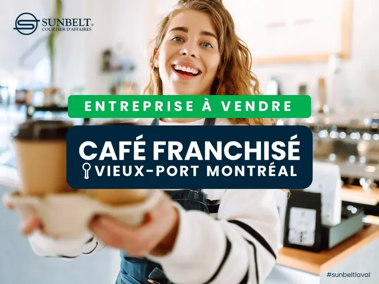 CAFÉ FRANCHISÉ RENTABLE DANS L’EMBLÉMATIQUE VIEUX-PORT DE MONTRÉAL