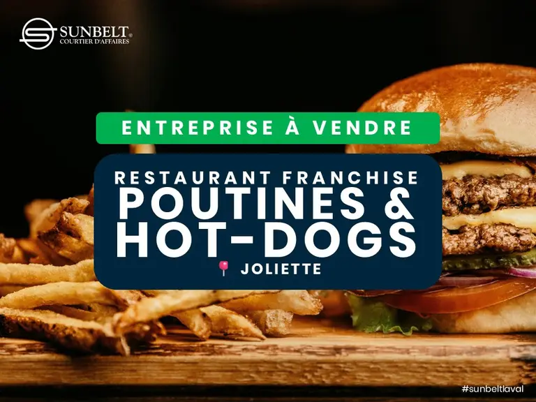 FRANCHISE HOT-DOGS ET FRITES RENOMMÉ . 25 ANS