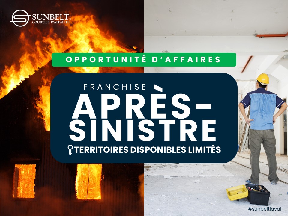 Franchise restauration après-sinistre; Territoire disponible