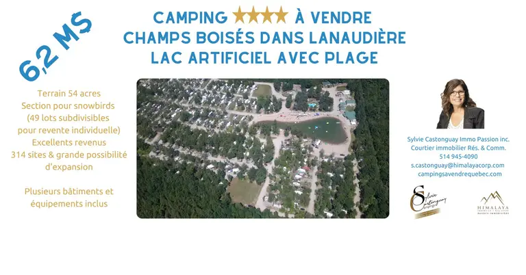Camping à Vendre sur la Rive-Nord de Montréal dans Lanaudière