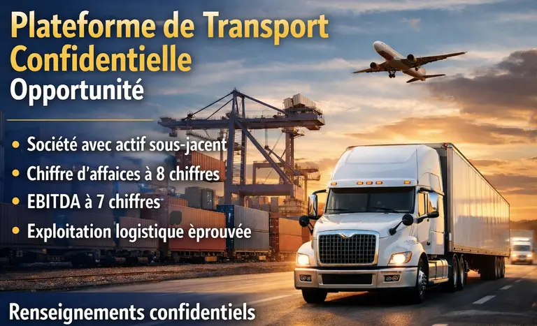 Opportunité d’investissement en transport (Canada) - Plateforme de transport 