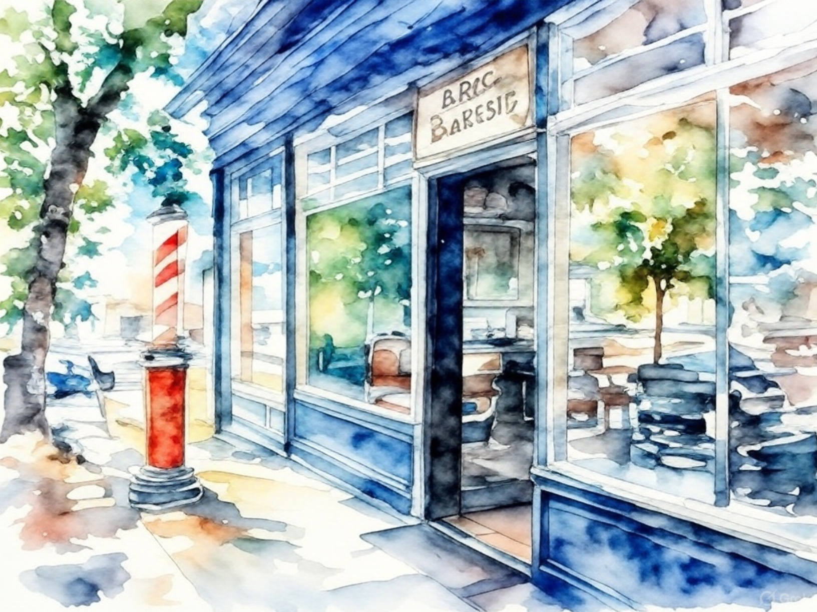 Coiffeur et barbier établi à vendre