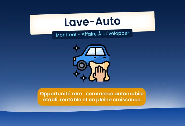 EC20638 - Lave-auto & Esthétique Auto - Montréal - Clientèle Fidèle