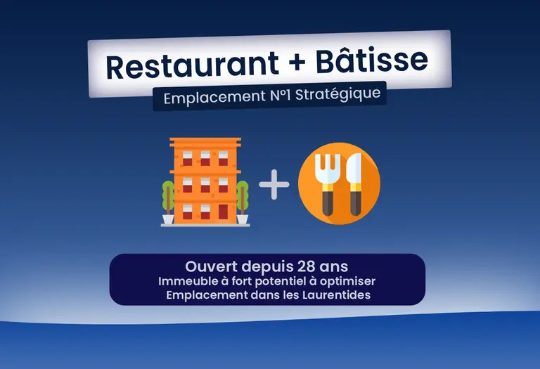 EC04871 - RESTAURANT & IMMEUBLE COMMERCIAL