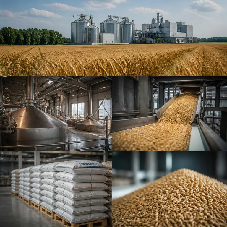 Entreprise de production de malt 