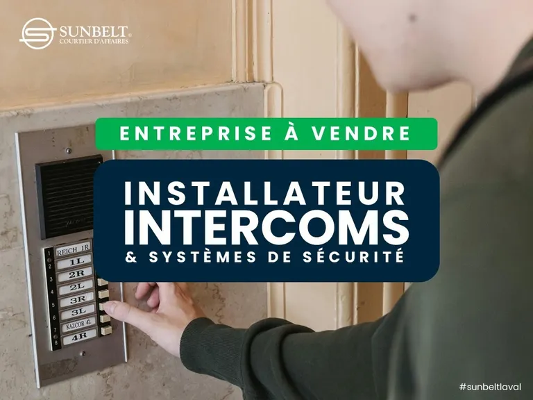 INSTALLATEUR D'INTERCOMS ET SÉCURITÉ B2B